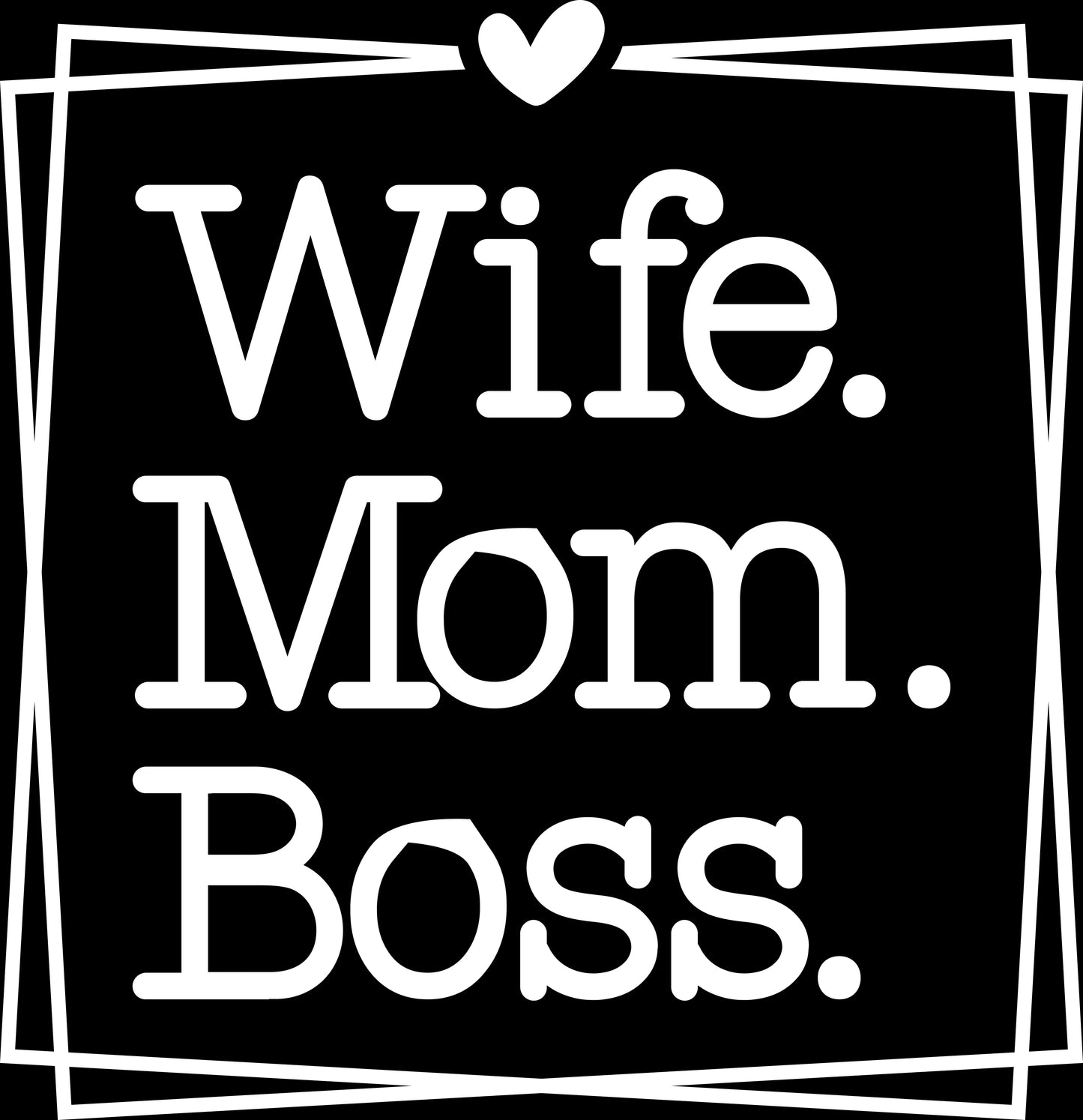 DTF Transfer – AK Wife Mom Boss 10.6"W