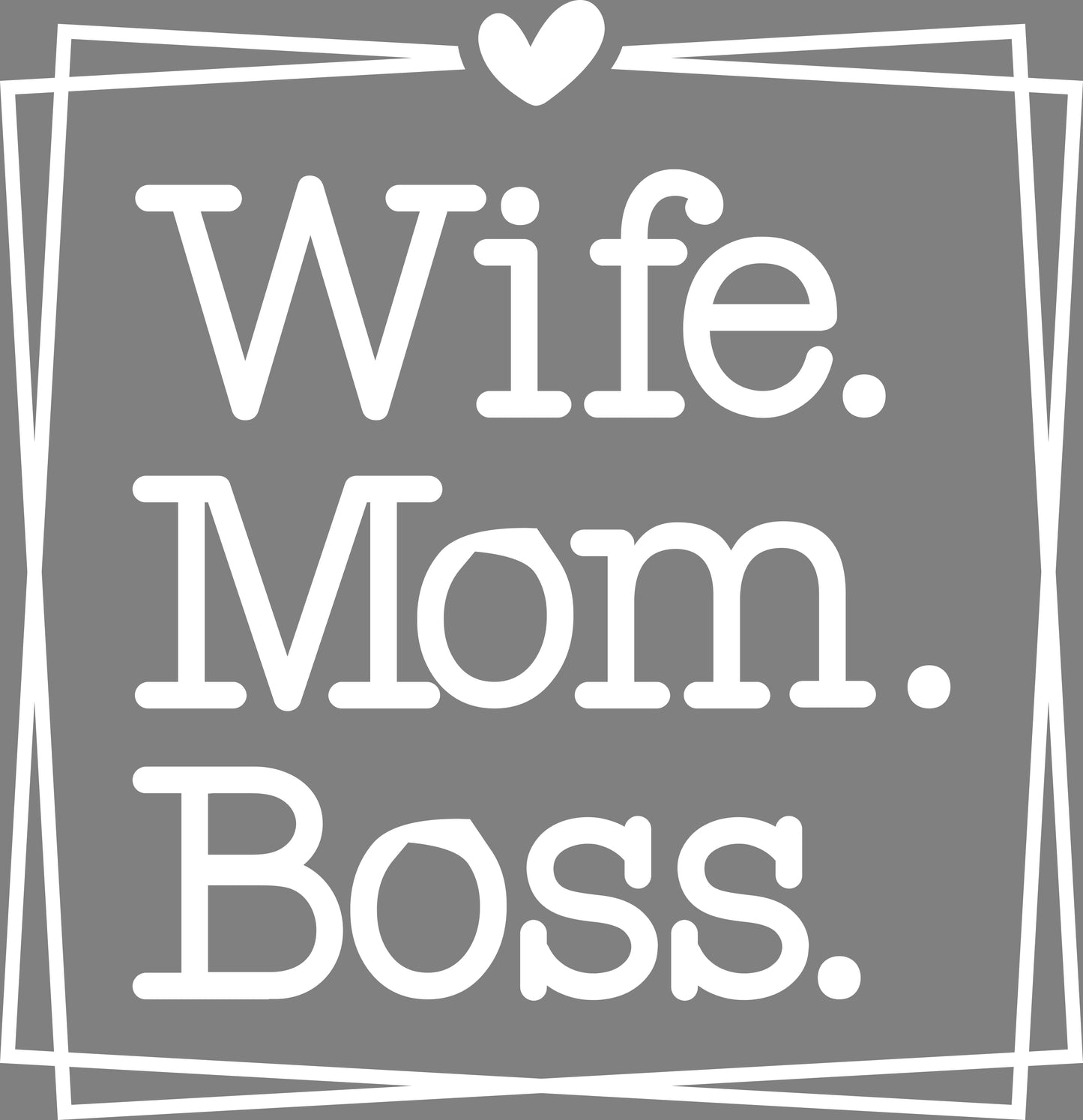 DTF Transfer – AK Wife Mom Boss 10.6"W