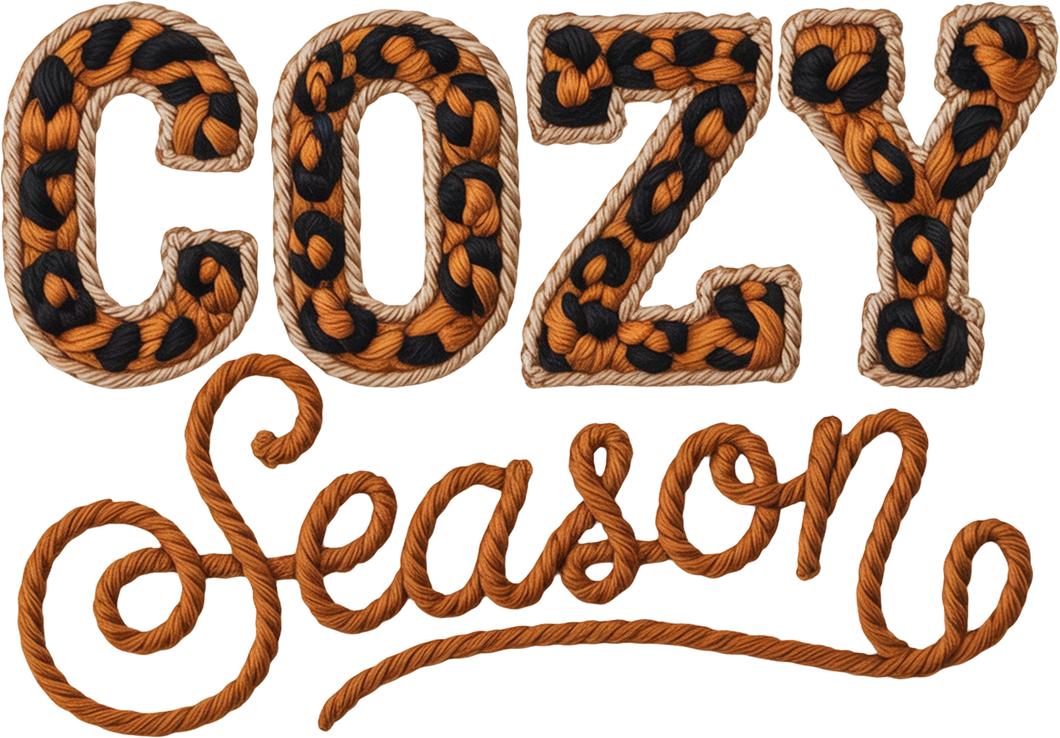DTF Transfer –AM Cozy Season Multi Sizes