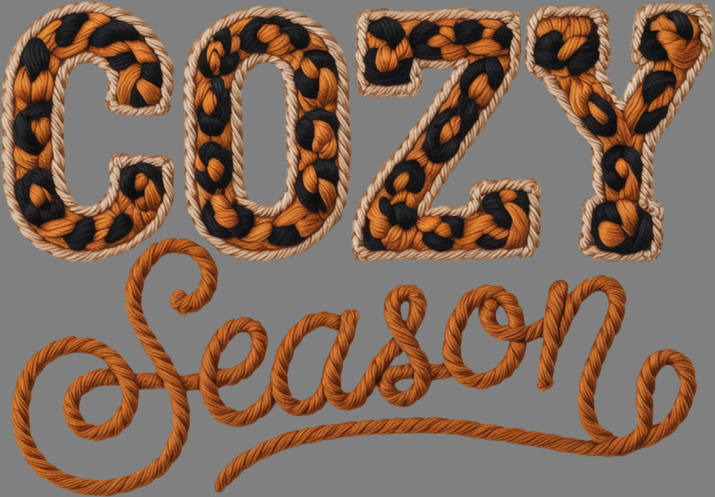 DTF Transfer –AM Cozy Season Multi Sizes