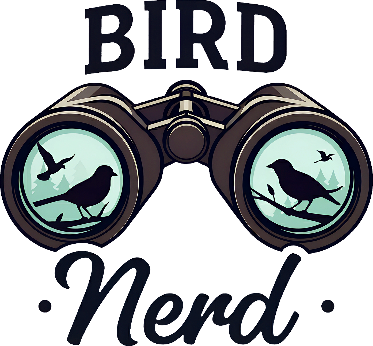 DTF Transfer – Bird Nerd Multi Sizes (AN-BD002)