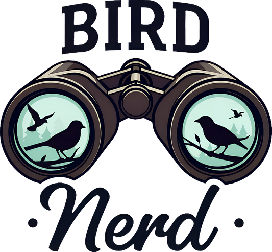 DTF Transfer – Bird Nerd Multi Sizes (AN-BD002)
