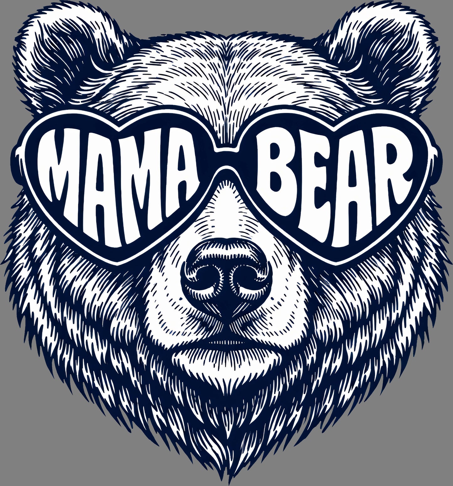 DTF Transfer – Mama Bear Multi Sizes (AN-BR002)