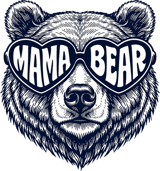 DTF Transfer – Mama Bear Multi Sizes (AN-BR002)
