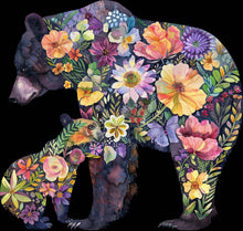 Load image into Gallery viewer, DTF Transfer – Floral Bear Head Multi Sizes (AN-BR003)
