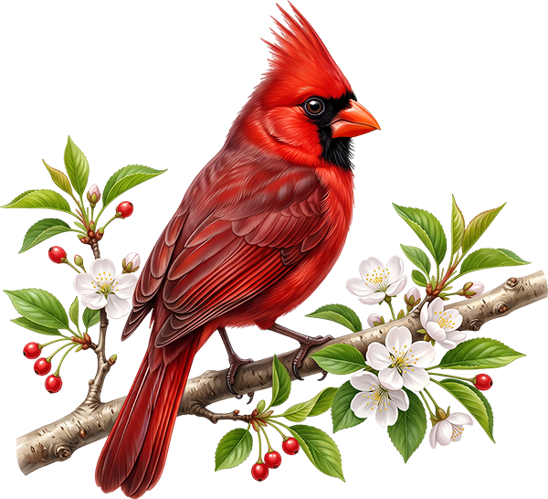 DTF Transfer – Cardinals Perch Multi Sizes (AN-CA002)
