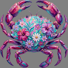 Load image into Gallery viewer, DTF Transfer – Crab Paint Multi Sizes (AN-CB001)
