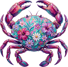 Load image into Gallery viewer, DTF Transfer – Crab Paint Multi Sizes (AN-CB001)
