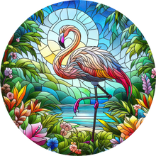 Load image into Gallery viewer, DTF Transfer – Flamingo Glass Multi Sizes (AN-FL002)
