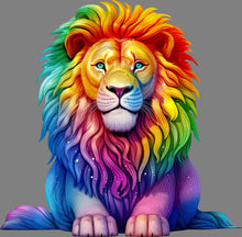 Load image into Gallery viewer, DTF Transfer – Colorful Lion Multi Sizes (AN-LI001)
