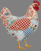 Load image into Gallery viewer, DTF Transfer – Patch Chicken Multi Sizes (AN-CH004)
