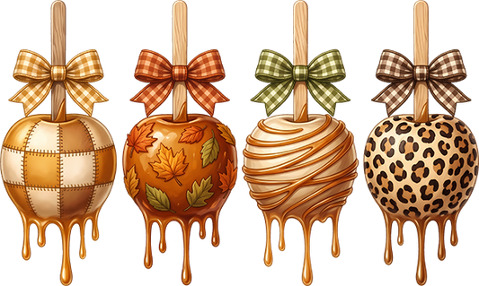 DTF Transfer – Autumn Candy Apples A Multi Sizes (AU-FD001)