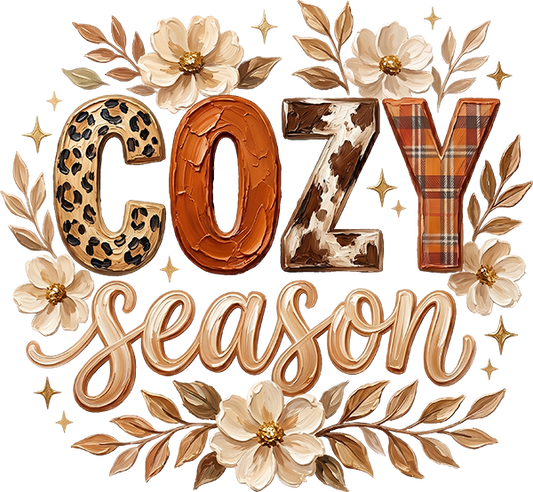 DTF Transfer – Cozy Season Multi Sizes (AU-TX002)