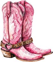 Load image into Gallery viewer, DTF Transfer –AU Watercolor Boots Multi Sizes
