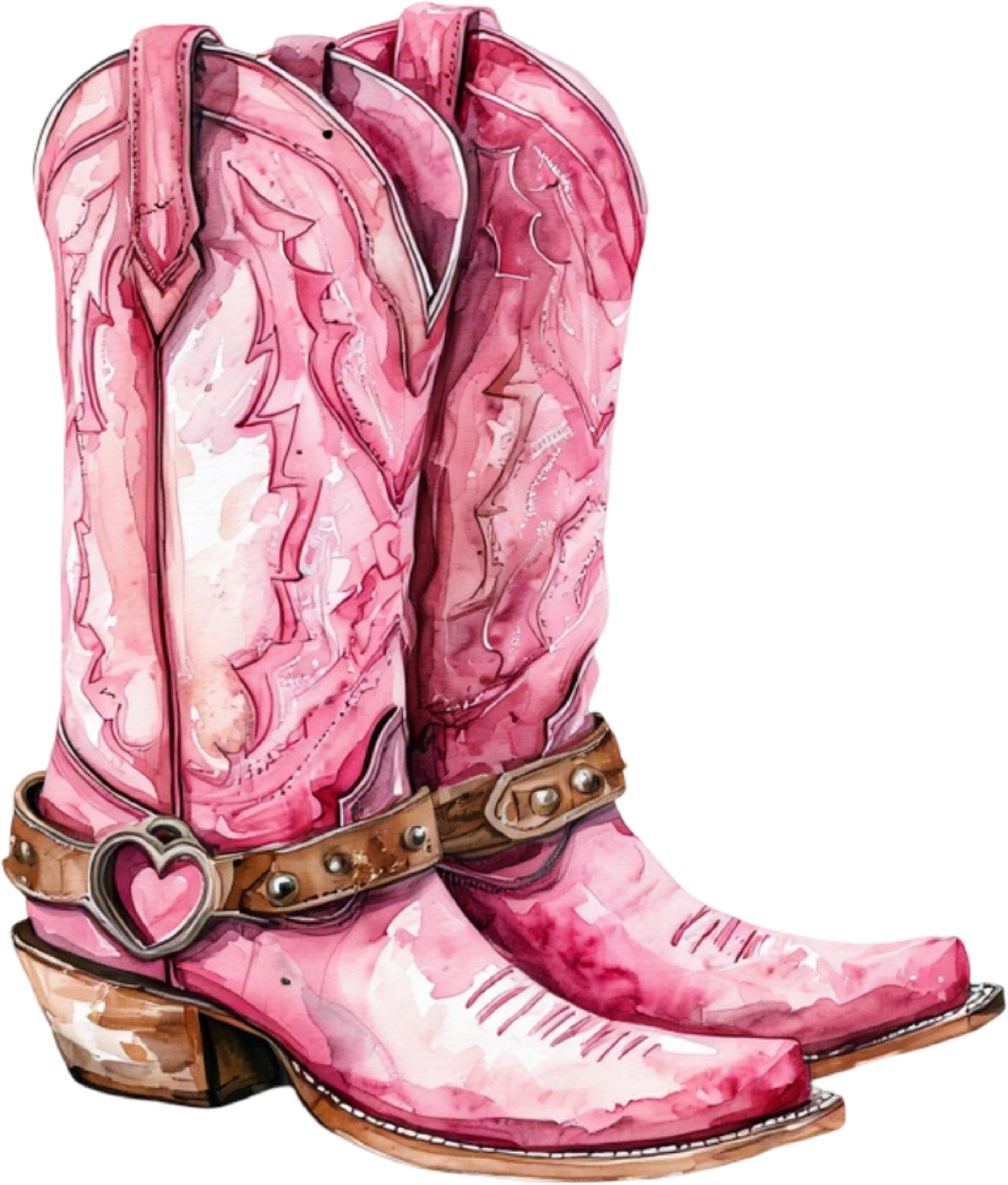 DTF Transfer – Watercolor Boots Multi Sizes (CO-AC001)