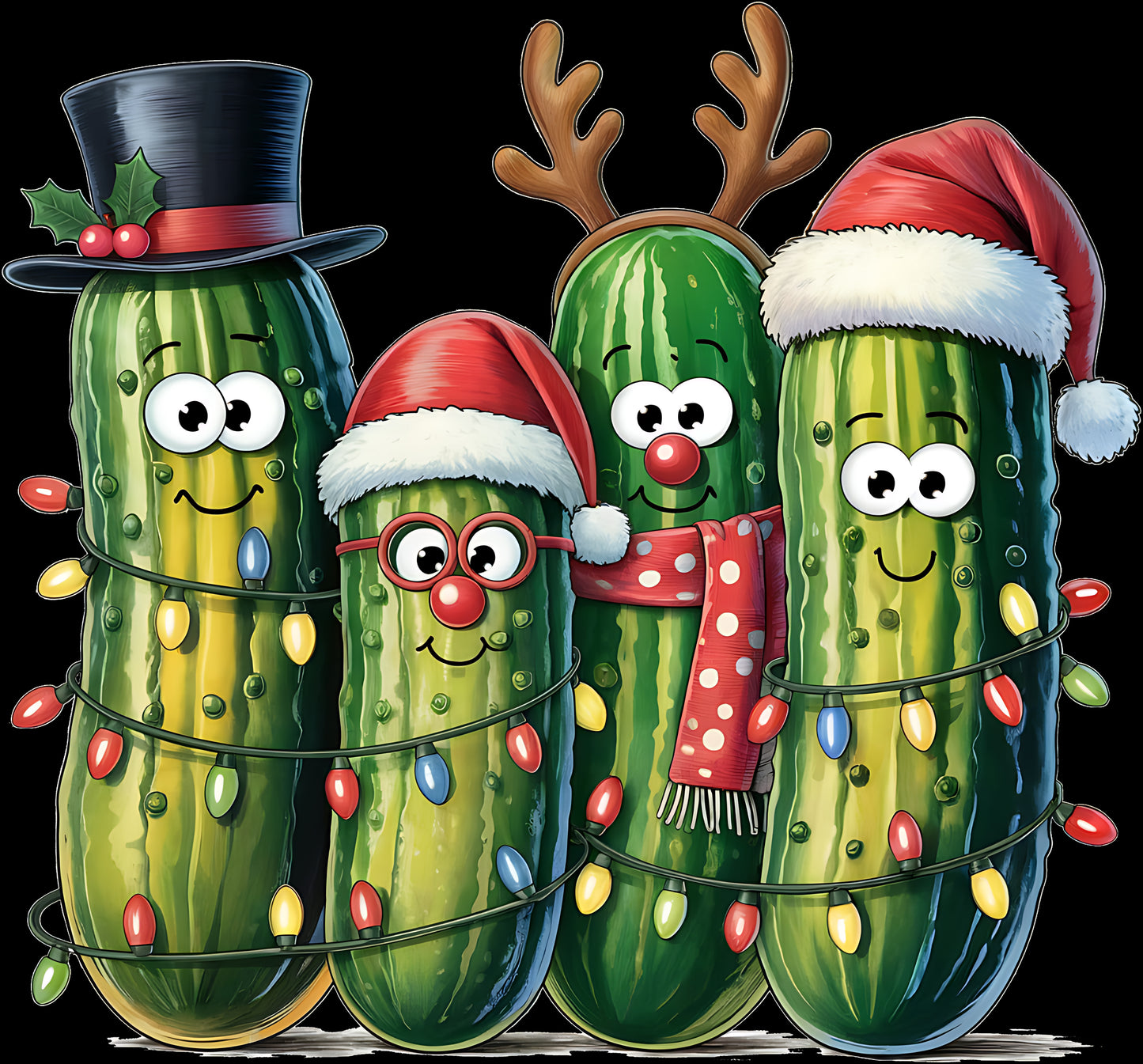 DTF Transfer – AX Pickle Xmas Multi Sizes