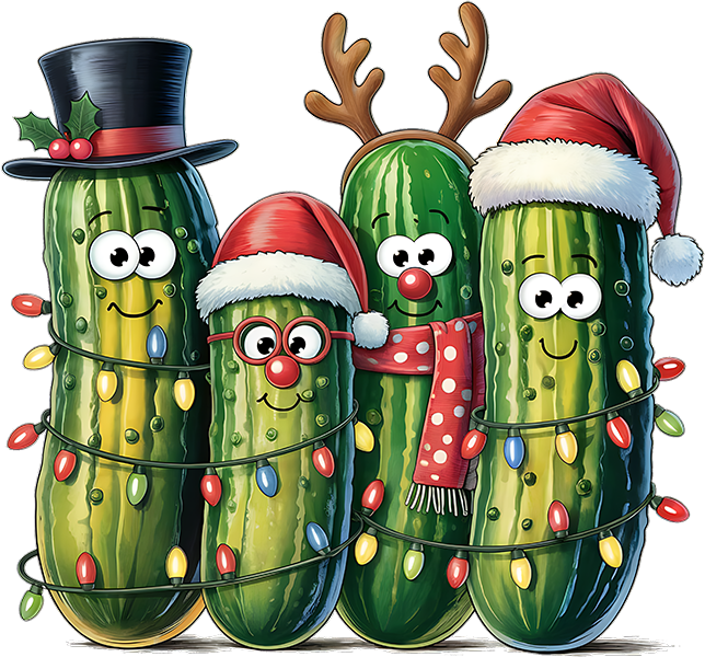 DTF Transfer – AX Pickle Xmas Multi Sizes