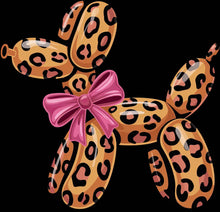 Load image into Gallery viewer, DTF Transfer – Balloon Dog Cheetah Multi Sizes (BA-DG001)
