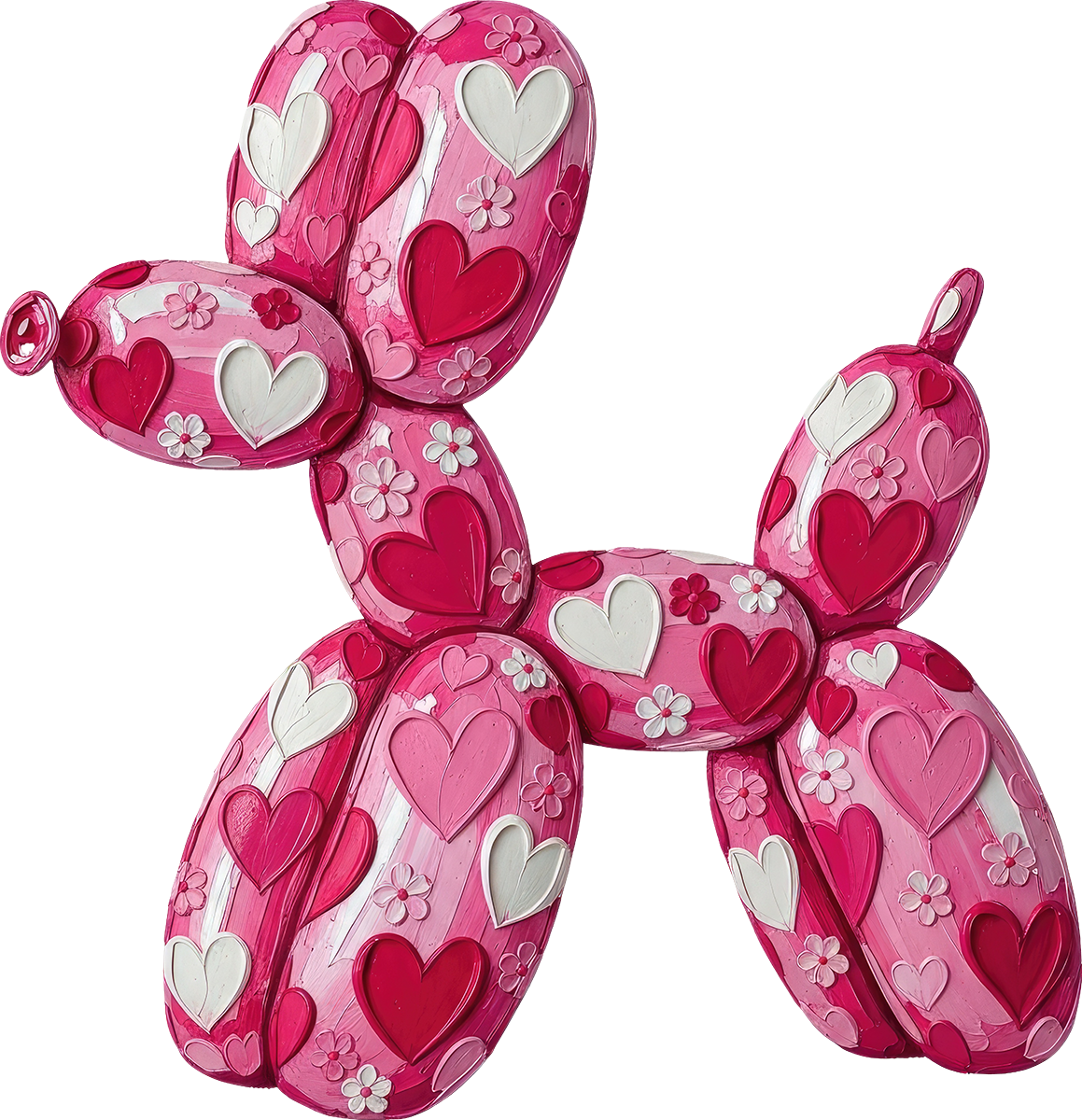 DTF Transfer – Balloon Dog Paint Multi Sizes (BA-DG009)