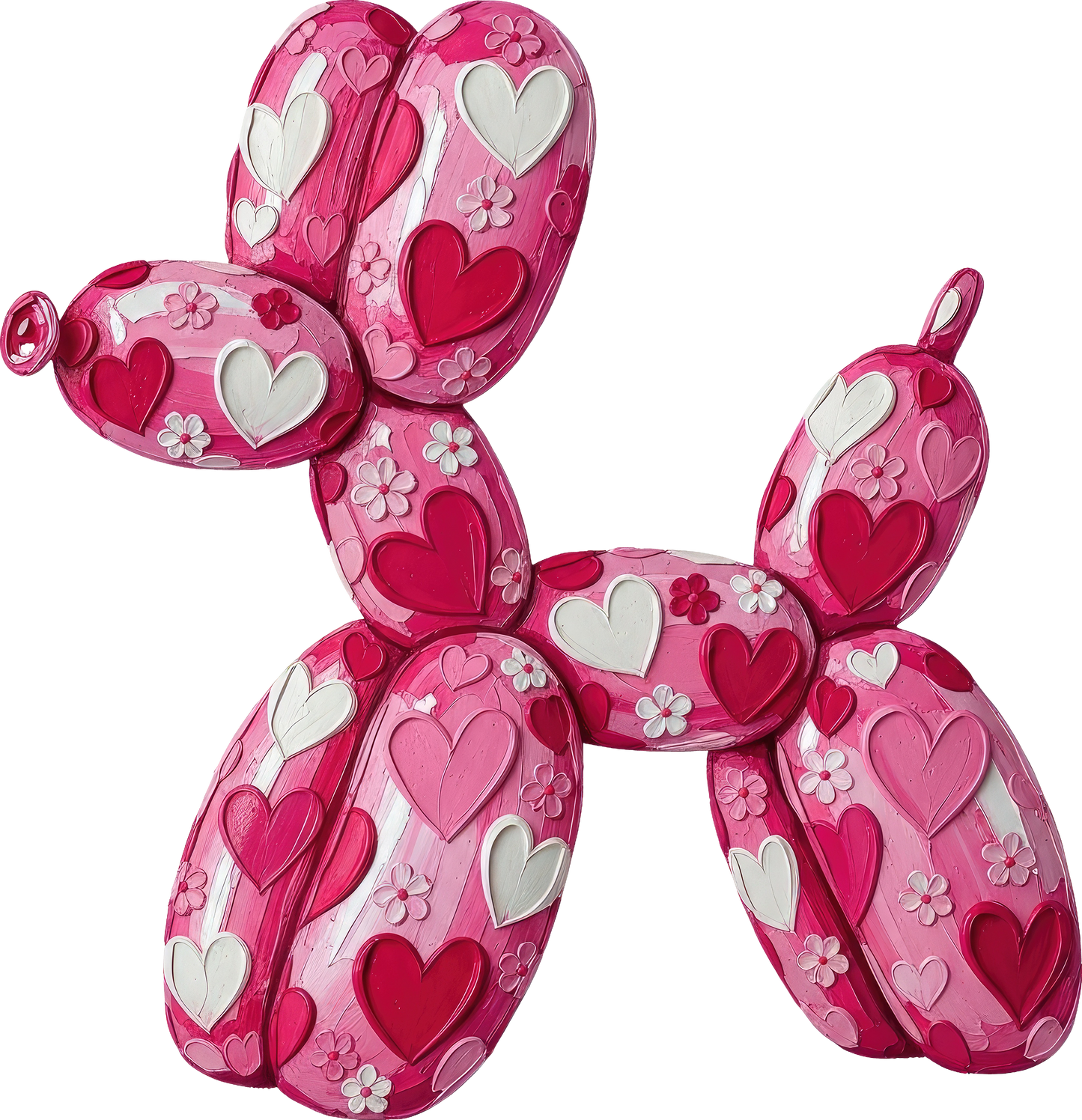 DTF Transfer – Balloon Dog Paint Multi Sizes (BA-DG009)