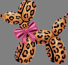 Load image into Gallery viewer, DTF Transfer – Balloon Dog Cheetah Multi Sizes (BA-DG001)
