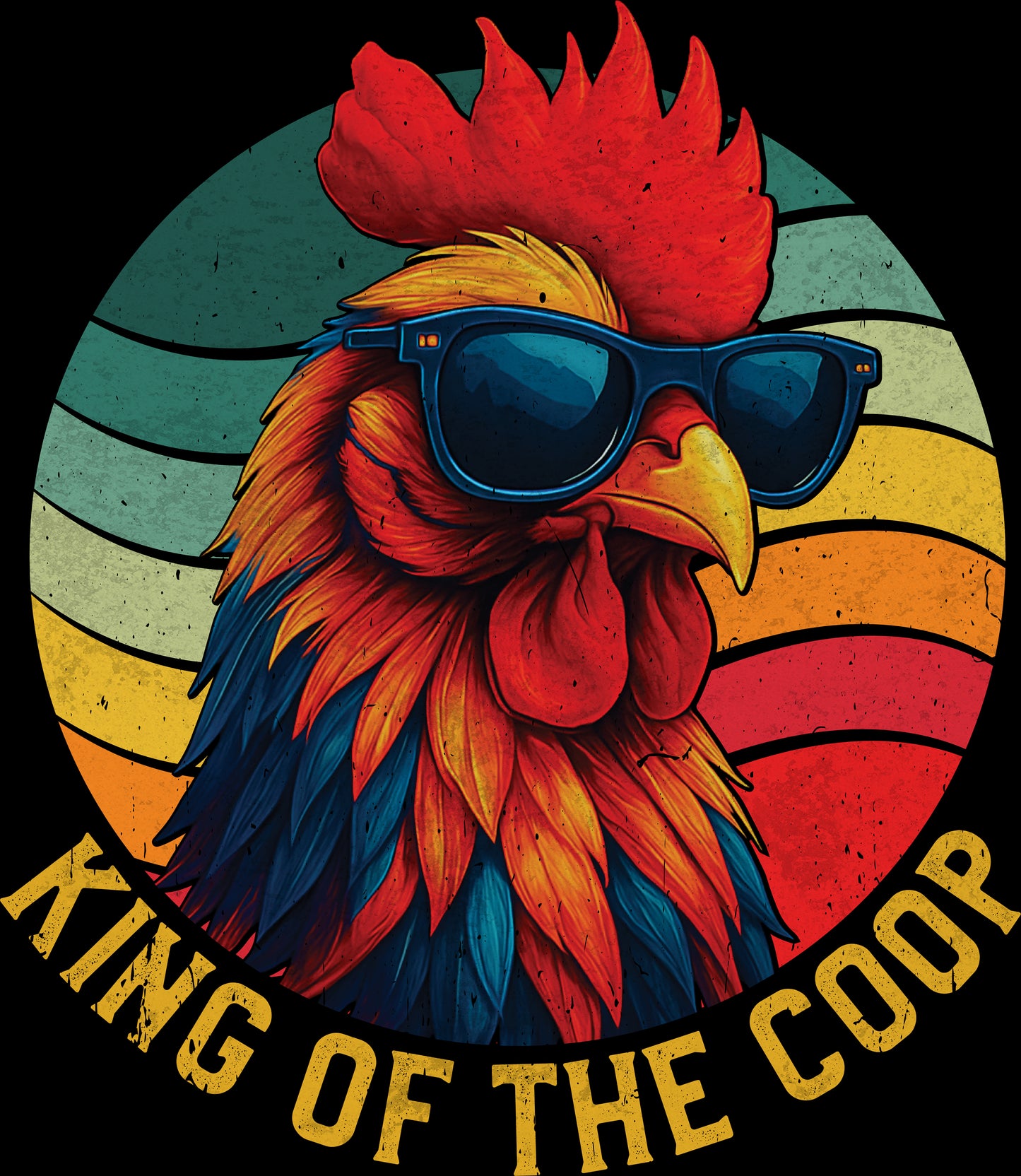 DTF Transfer – BA King of the Coop Multi Sizes