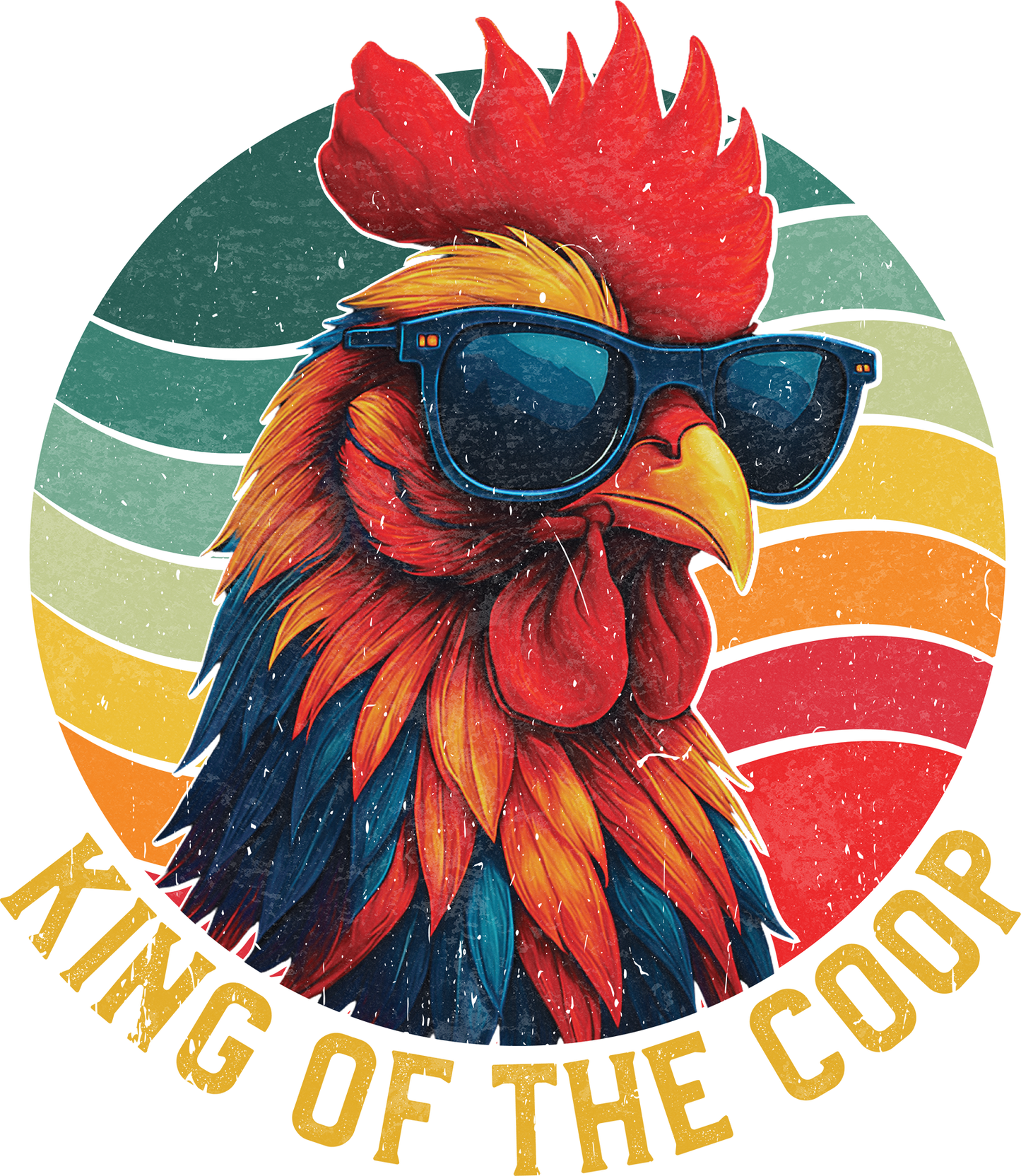 DTF Transfer – BA King of the Coop Multi Sizes