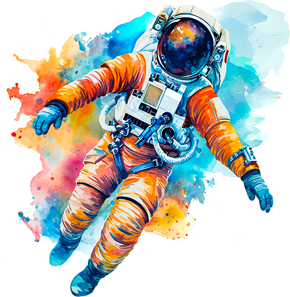DTF Transfer – Astronaut Multi Sizes (OC-AS001)