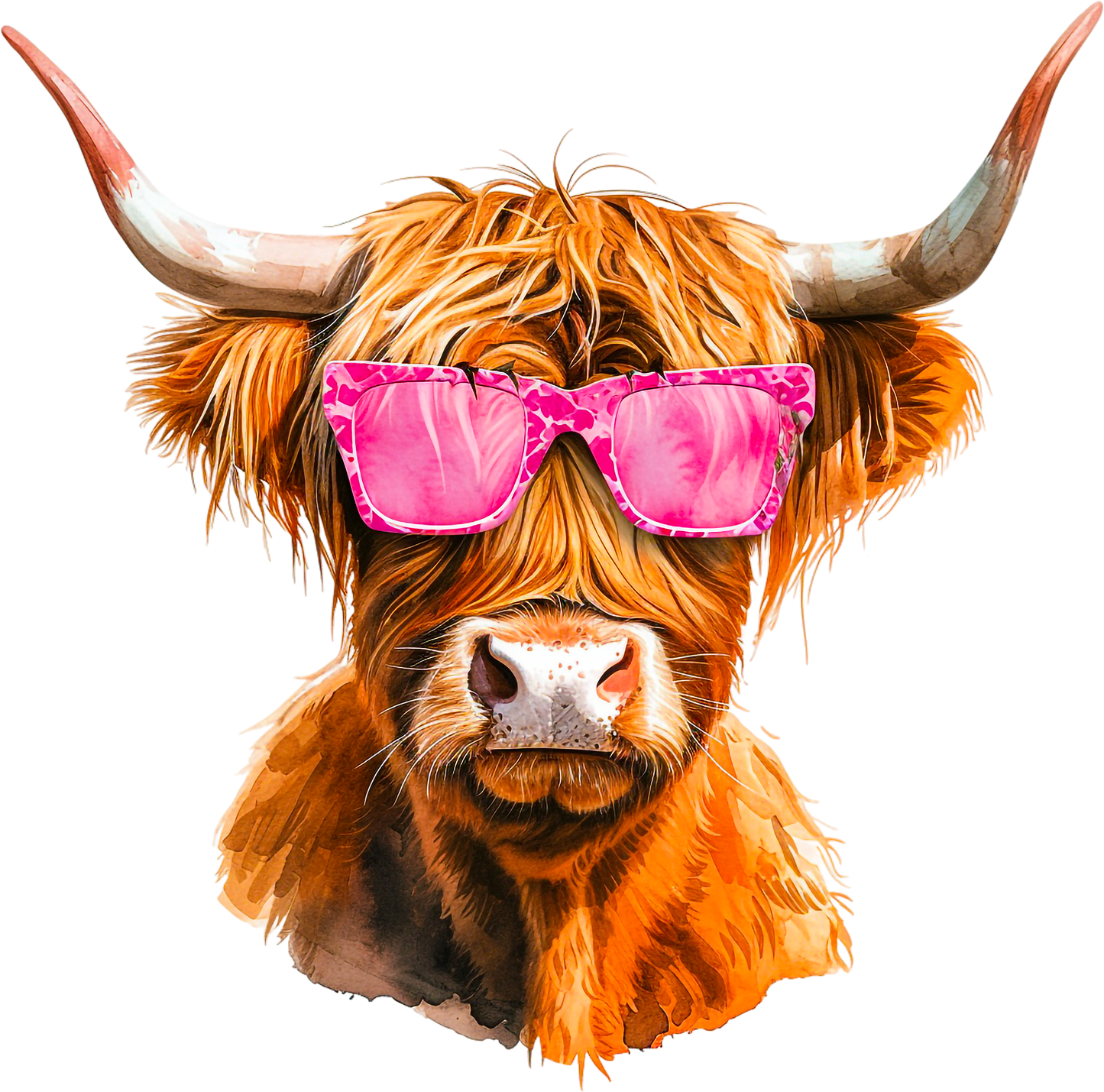 DTF Transfer – BC Cow Sunglasses Multi Sizes