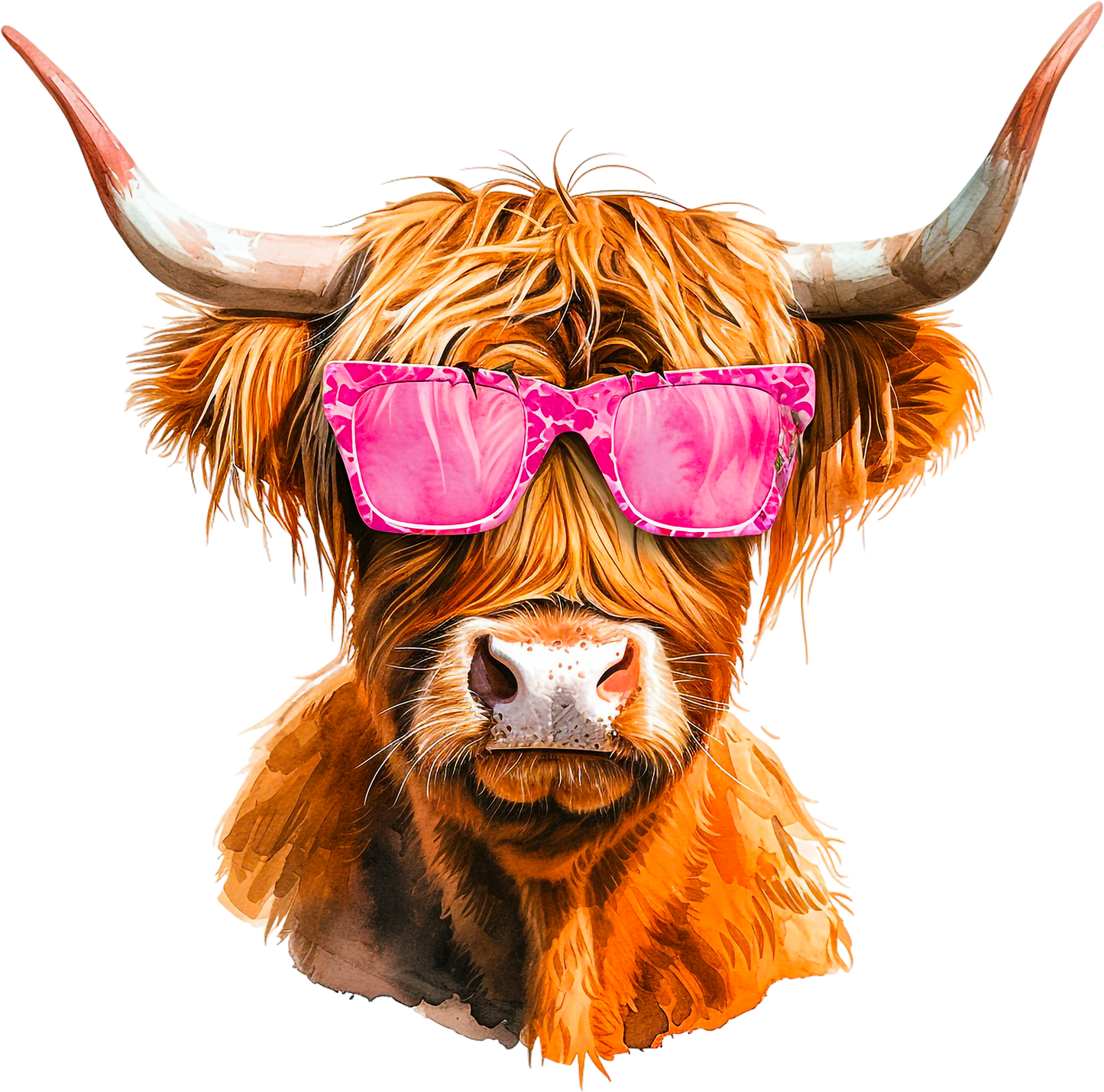 DTF Transfer – BC Cow Sunglasses Multi Sizes