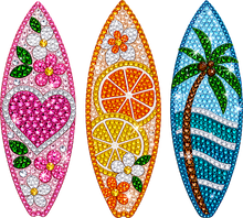 Load image into Gallery viewer, DTF Transfer – Surfboard Gem Multi Sizes (BE-AC002)

