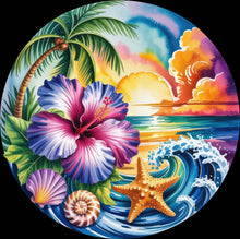 Load image into Gallery viewer, DTF Transfer – Tropical SunsetB Multi Sizes (BE-SC003)

