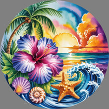 Load image into Gallery viewer, DTF Transfer – Tropical SunsetB Multi Sizes (BE-SC003)
