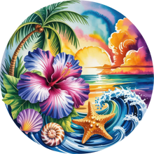 Load image into Gallery viewer, DTF Transfer – Tropical SunsetB Multi Sizes (BE-SC003)
