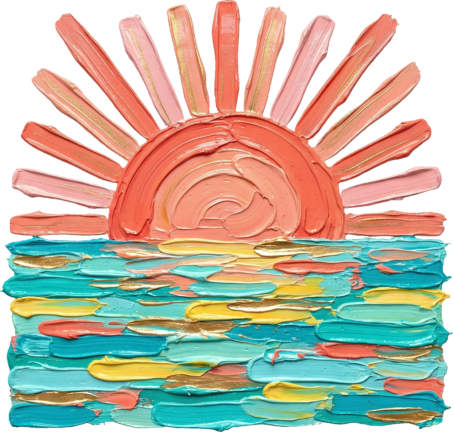 DTF Transfer – Sun Paint Multi Sizes (BE-SC006)