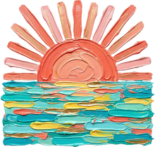 Load image into Gallery viewer, DTF Transfer – Sun Paint Multi Sizes (BE-SC006)
