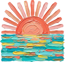 Load image into Gallery viewer, DTF Transfer – Sun Paint Multi Sizes (BE-SC006)
