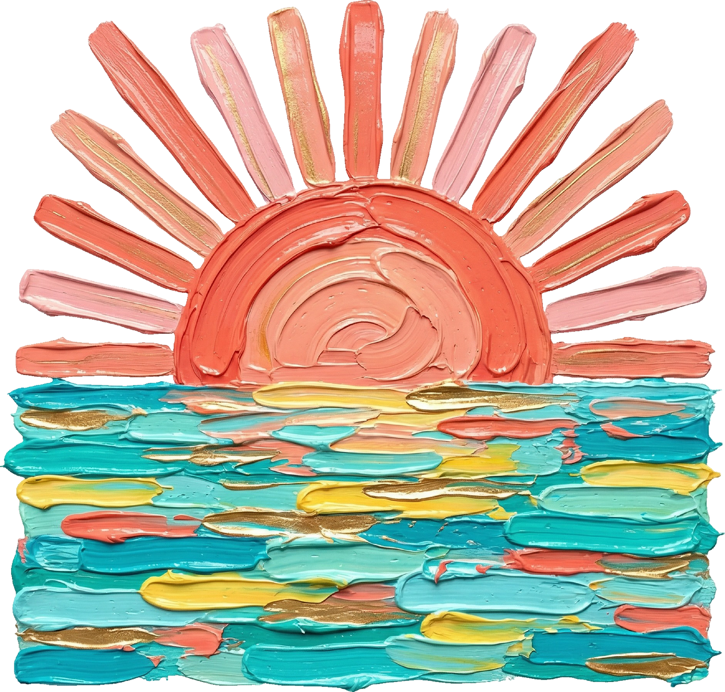 DTF Transfer – Sun Paint Multi Sizes (BE-SC006)