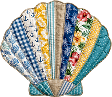 Load image into Gallery viewer, DTF Transfer – Patchwork Shell Multi Sizes (BE-SH001)
