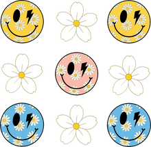 Load image into Gallery viewer, DTF Transfer – BK Faces with Flowers Multi Sizes
