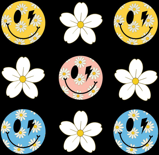 DTF Transfer – Faces with Flowers Multi Sizes (FL-MI001)