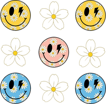 Load image into Gallery viewer, DTF Transfer – BK Faces with Flowers Multi Sizes
