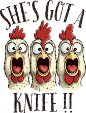 Load image into Gallery viewer, DTF Transfer – BM Chicken Faces Multi Sizes
