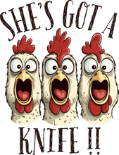 Load image into Gallery viewer, DTF Transfer – BM Chicken Faces Multi Sizes
