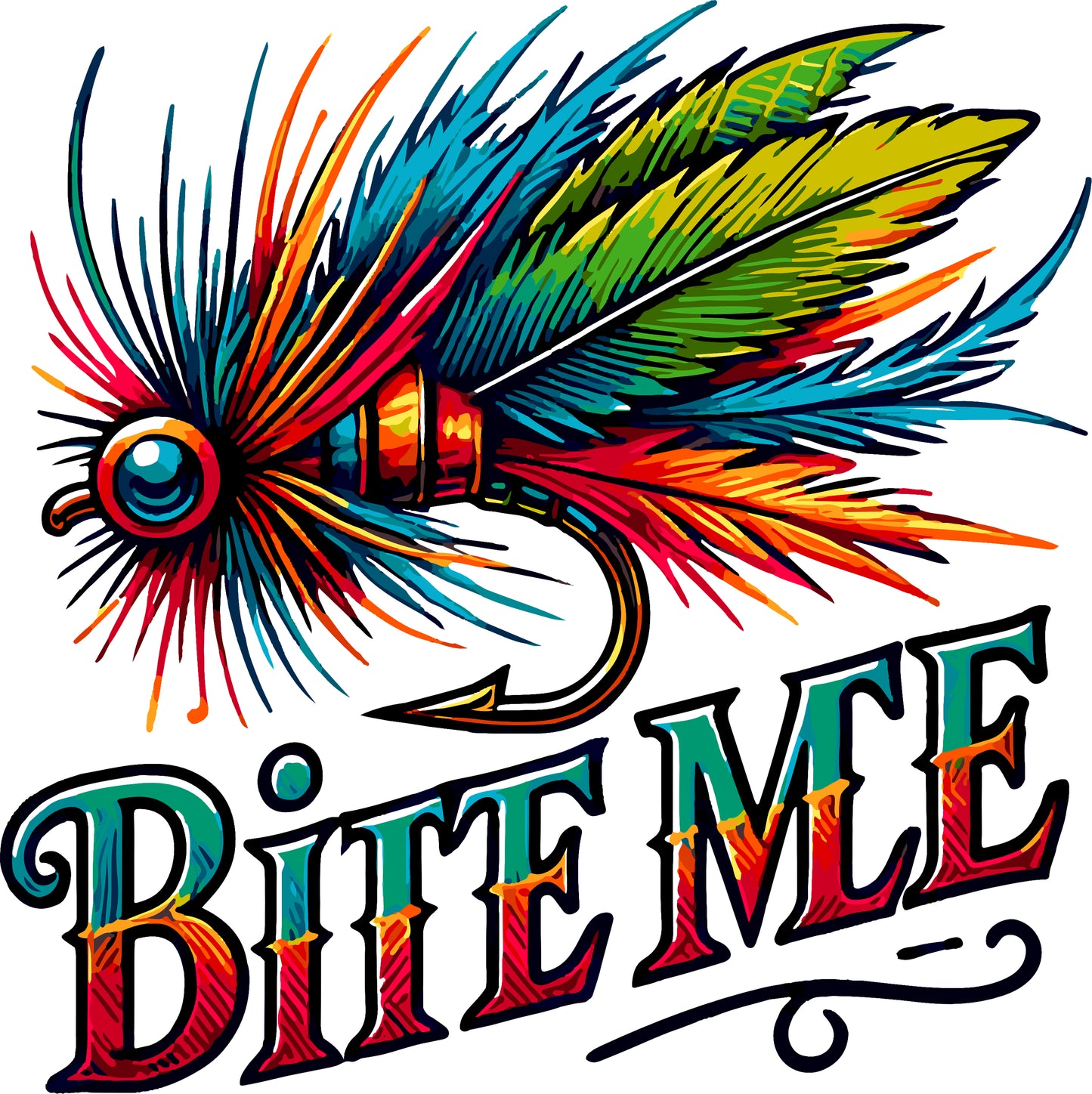 DTF Transfer – Bite me Multi Sizes (FI-SC007)