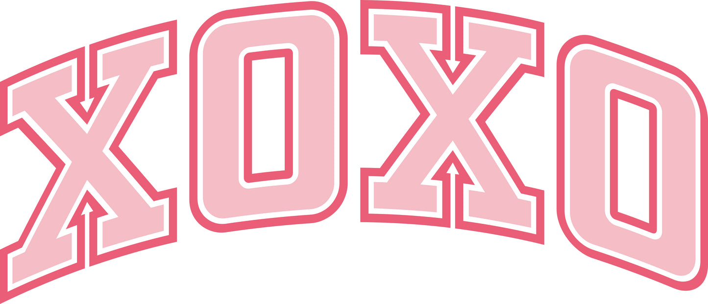 DTF Transfer – BS XOXO Arch Multi Sizes