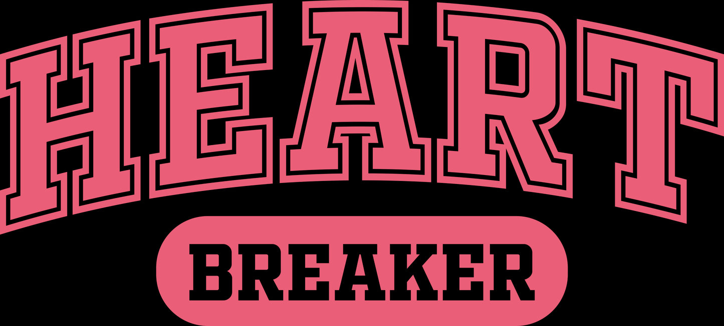 DTF Transfer – BT Heart Breaker Multi Sizes