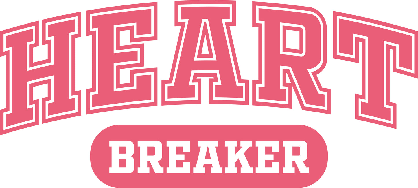 DTF Transfer – BT Heart Breaker Multi Sizes
