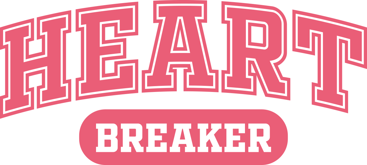 DTF Transfer – BT Heart Breaker Multi Sizes