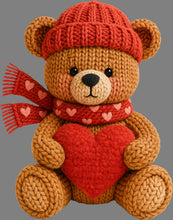 Load image into Gallery viewer, DTF Transfer – BV Bear Heart Multi Sizes
